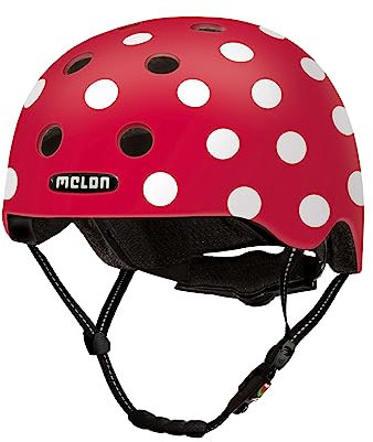 Melon Helm Dotty white XL-XXL