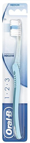 Oral-B Indicator 35 Zahnbürste Pack von 2 Umzugskisten kurz Kopf (Medium)