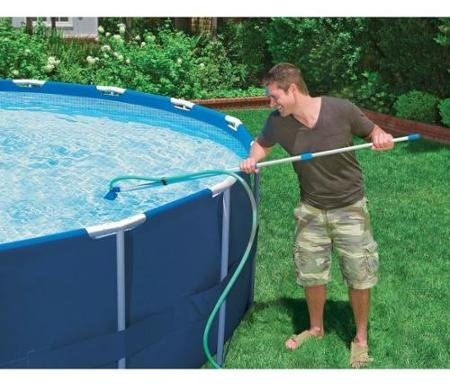 Intex Cleaning Maintenance Swimming Pool Kit with Vacuum & Pole | 28002E