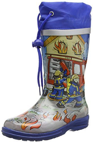 Beck Jungen Fire Gummistiefel, Mehrfarbig, 28 EU