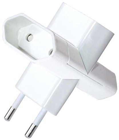 Silver Electronics 9280 – Adaptateur 3 prises bipolaire avec protection (4 mm)