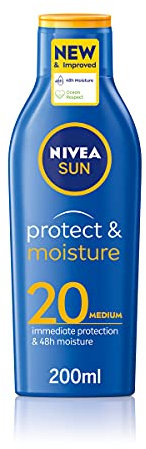 Lotion solaire hydratante Nivea Sun protection immédiate - SPF 15 - 200 ml