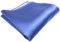 TigerTie gewebtes Designer Satin Seideneinstecktuch in hellblau Uni einfarbig - Pochette 30 x 30 cm - Einstecktuch 100% reine Seide