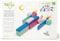 TEGU 5700611 Magnetisches Holzset pink, Holzbausteine, Holzspielzeug für Kinder, 24 Teile, Blossom
