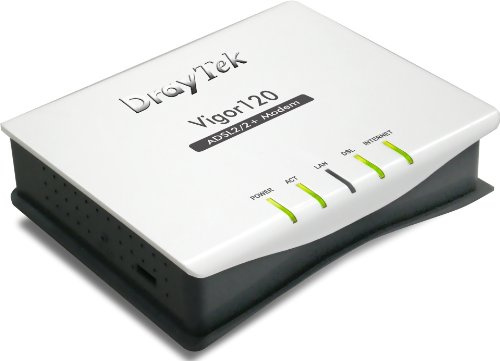 DrayTek Vigor 120 Modem ADSL2/2 externe Ethernet rapide