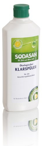 2 x Sodasan rinçage pour lave-vaisselle écologique produits de ménage, produits de nettoyage écologique.