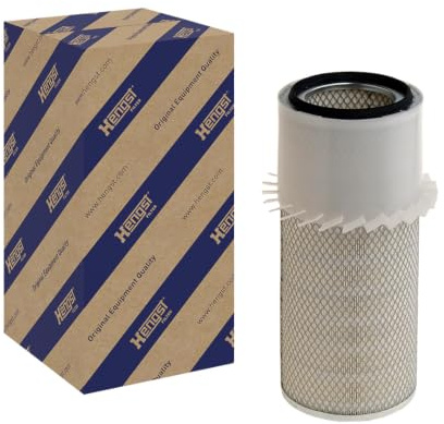 HENGST - Luftfilter E574L - Luft-Filtereinsatz für KFZ | Hochwertiger Motorluftfilter für Otto- oder Dieselmotor - Schutz für Motoren - Wasserbeständig