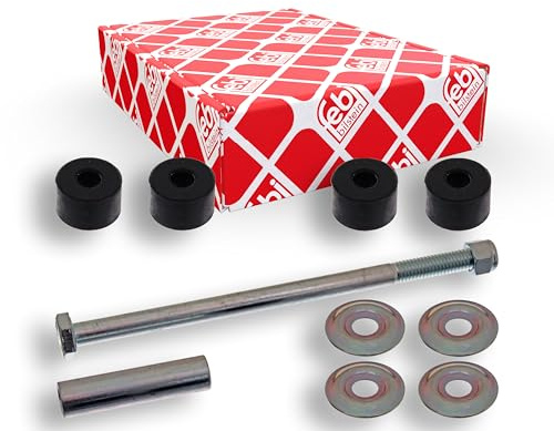 febi bilstein 42981 Verbindungsstange mit Mutter, Unterlegscheiben und Lagern, 1 Stück