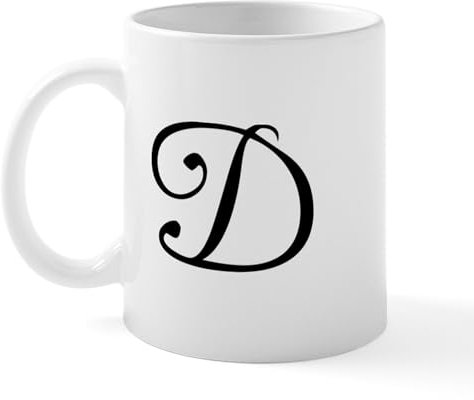 CafePress Initial D Mug 11 oz (325 ml) Ceramic Coffee Mug