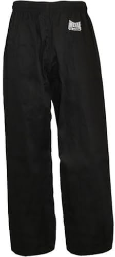 METAL BOXE Pantalon Karaté Noir Taille 170cm