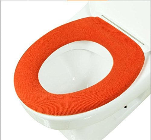 Gullor Soft and Warm Thicken Toilet Seats Covers - Orange
