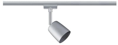Paulmann 95335 Cover URail Individual spot GU10 max. 10W dimmable 230V Chrome matt, Chrome Rail System – Choose Any lamp