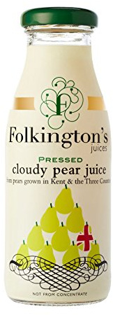 Folkington's Cloudy Pear Juice 250 ml (Pack of 12)