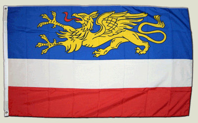 Flagge Deutschland Rostock - 90 x 150 cm [Misc.]