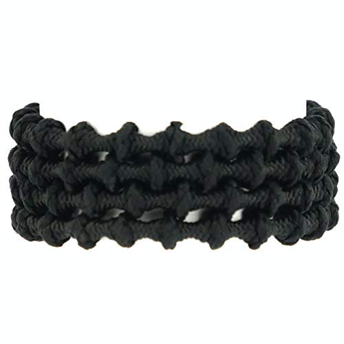 Xtenex Unisex-Erwachsene Schnürsenkel Kids, Noir/Noir, 50 cm
