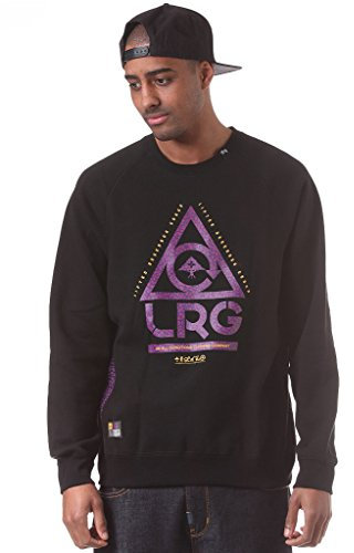 LRG Herren Gritstone Sweatshirt, schwarz, Large