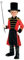 Bristol Novelty Ring Master Monsieur Loyal pour Enfant (Taille M), 72393, Red and Black, 7-9 Ans Halloween