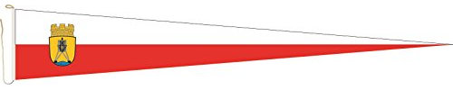 U24 Langwimpel Cuxhaven Fahne Flagge Wimpel 250 x 40 cm Premiumqualität
