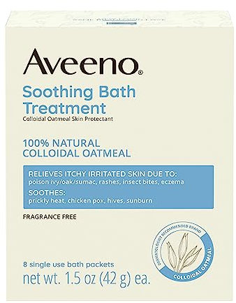 Aveeno Fragrance Free Soothing Bath Treatment 8-Count