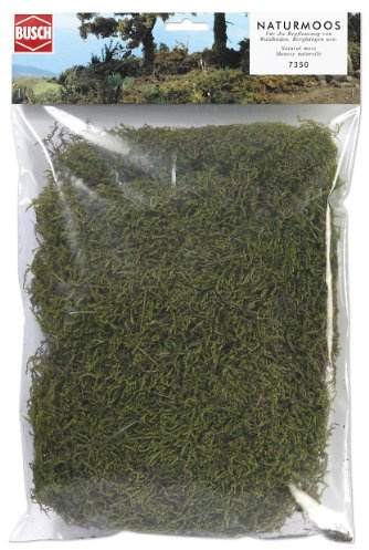 Busch 7350 - Naturmoos mittelgrün