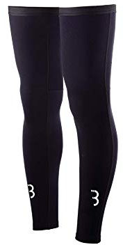 BBB Cycling Leg Sleeves for Men & Women Compression Leg Warmers to Cover Legs with Anti-Slip Black X-Large ComfortLegs BBW-91