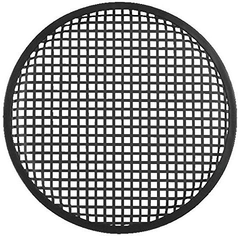 Monacor MZF-8631 Lautsprecher Schutzgitter (Ø x H) 310mm x 15mm, Schwarz
