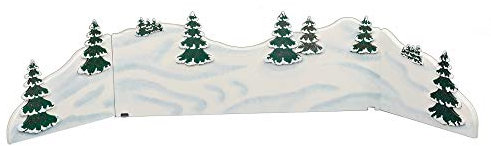 Hubrig Winterlandschaft Diorama 115x24cm Erzgebirge