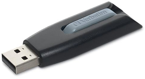 Verbatim Chiavetta USB 8 GB, Modello V3, USB 3.0, Colore Nero