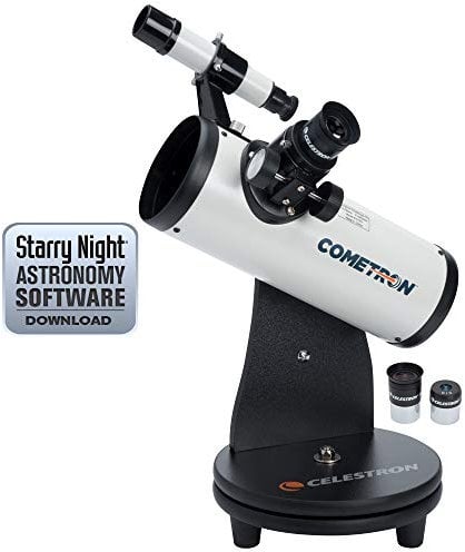 Celestron 21023 Cometron 76mm Firstscope, Bianco