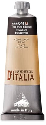 MAIMERI Classico 60 ml, Extra Fine Artist Oil Colour, Brown Earth from Florence