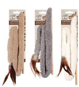 ALL FOR PAWS AFP Lambswool - Cuddle Tail Wand
