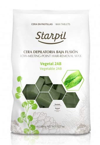 3 bolsas de 1 kg de Pastillas de cera caliente Vegetal