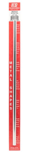 K&S Precision Metals Round Aluminum Tube 83032 – 5/16 OD x 0.035 Wall x 12 Long – DIY Crafts, Model Building, Home Projects, Made in USA, 1 Tube
