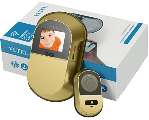 Vi.Tel. E0551 40 Spioncino Digitale Wi-Fi, Oro