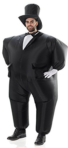 AirSuits Inflatable Tuxedo Groom Suit Fancy Dress Costume Party Outfit