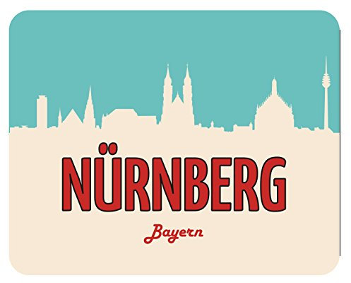 m. kern Mousepad Nürnberg Skyline