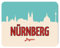m. kern Mousepad Nürnberg Skyline