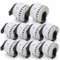 BETCKEY - 10 Rollen DK-22223 Endlosetiketten (Papier) Kompatibel mit Brother, 50mm x 30.48m, 10 Etiketten für Brother QL Etikettendrucker