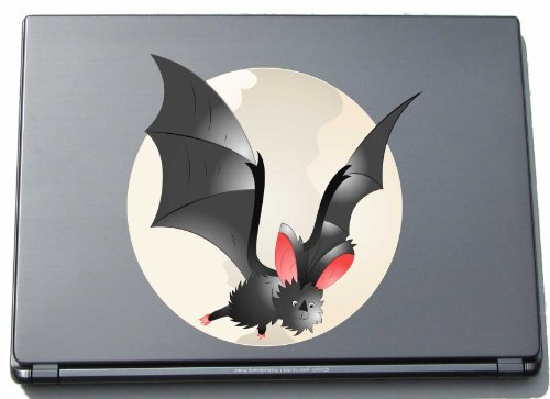 pinkelephant Laptop-Aufkleber - Fledermaus 11 - bat - Laptop Skin - 150 x 152 mm Aufkleber