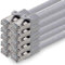 10m - gris - 10 pièces câble réseau CAT.7 câble patch SFTP PIMF LSZH câble Gigabit Lan câble brut cat7 10Gb avec connecteur RJ45 Cat6a compatible avec CAT5 CAT6 cat7 cat8