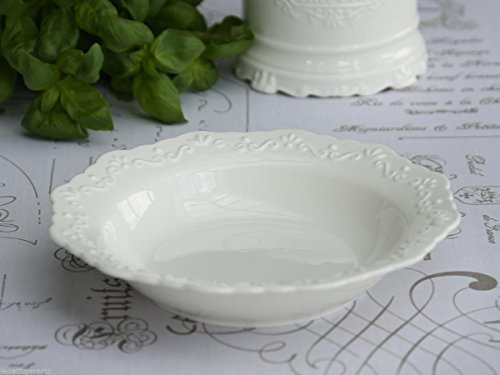 Chic Antique tiefer Teller Provence Suppenteller Porzellan Ø 21 cm