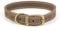 Ancol Timberwolf Premium Leather Dog Collar - Comfortable Durable Pet Training Accessory - Sable Bridle Leather - Soft Supple Waterproof Treated - 20-26cm Size 1
