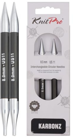 KnitPro Karbonz Interchangeable Circular Needles 5 (13cm) | 8.00mm