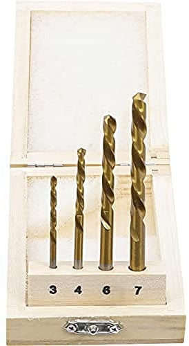 BGS 2726 | Juego de brocas | HSS | corte a izquierda | 4 piezas