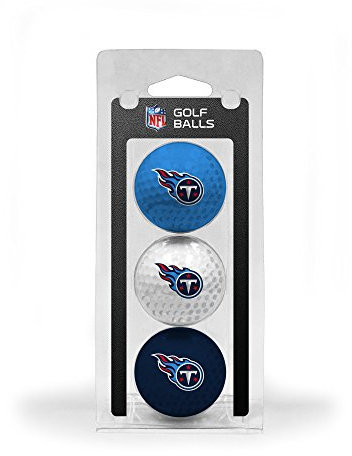 NFL 3 Golfbälle, 3er-Pack, 33005, Tennessee Titans, Einheitsgröße