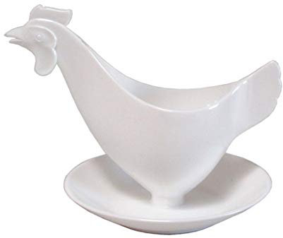 Sonja-Plastic Eierbecher Huhn weiß - Der Kult-Eierbecher Made in Germany