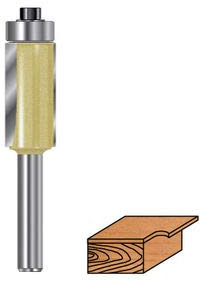 Kantenfräser mit Kugellager D 12,7 mm, L 58 mm, L2 26 mm VE: 1