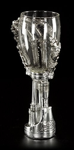 Calice – Terminator 2 Endo Verre main de squelette
