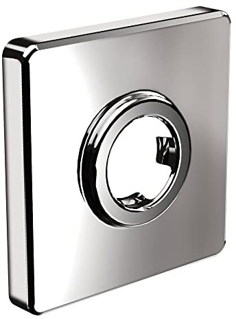 Moen 147572 Collection Duscharm-Flansch, quadratisch, klein, chrom
