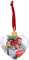 Zep S.r.l SF108 Weihnachtsdekoration für Fotos, Herzform, Schneeflocken-Design
